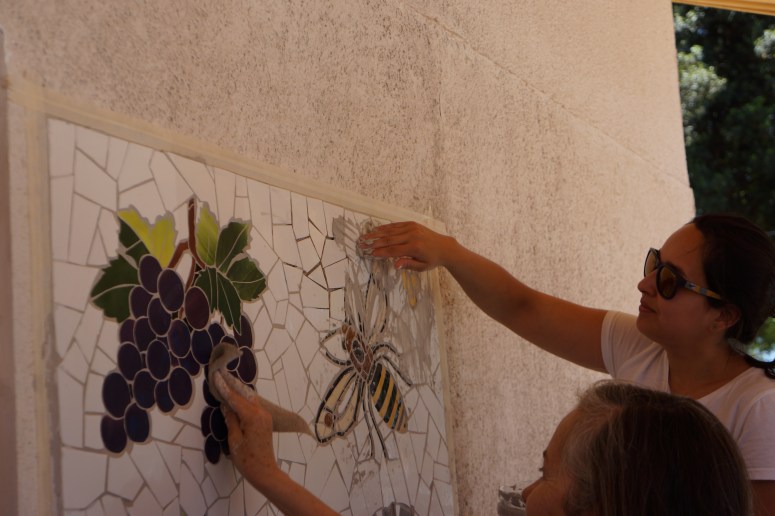 Taller muralismo en Mosaico 